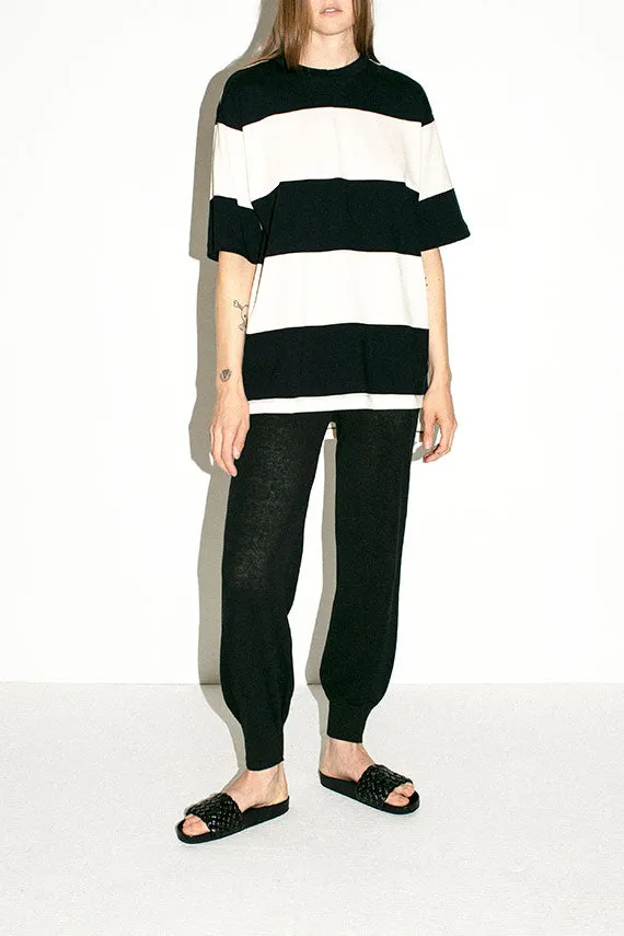Black Sonnie Woven Slide