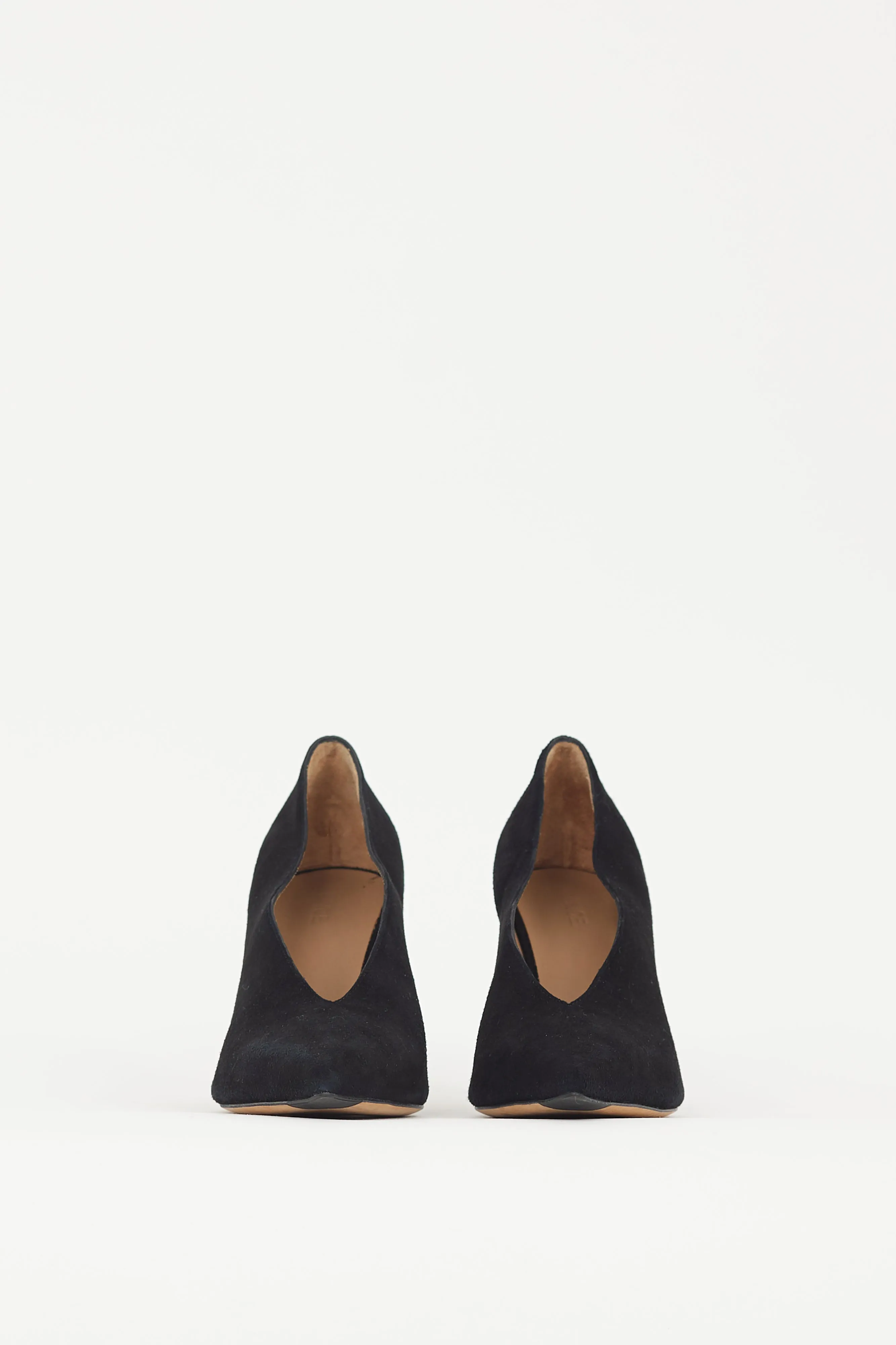 Black Suede Anika Heel