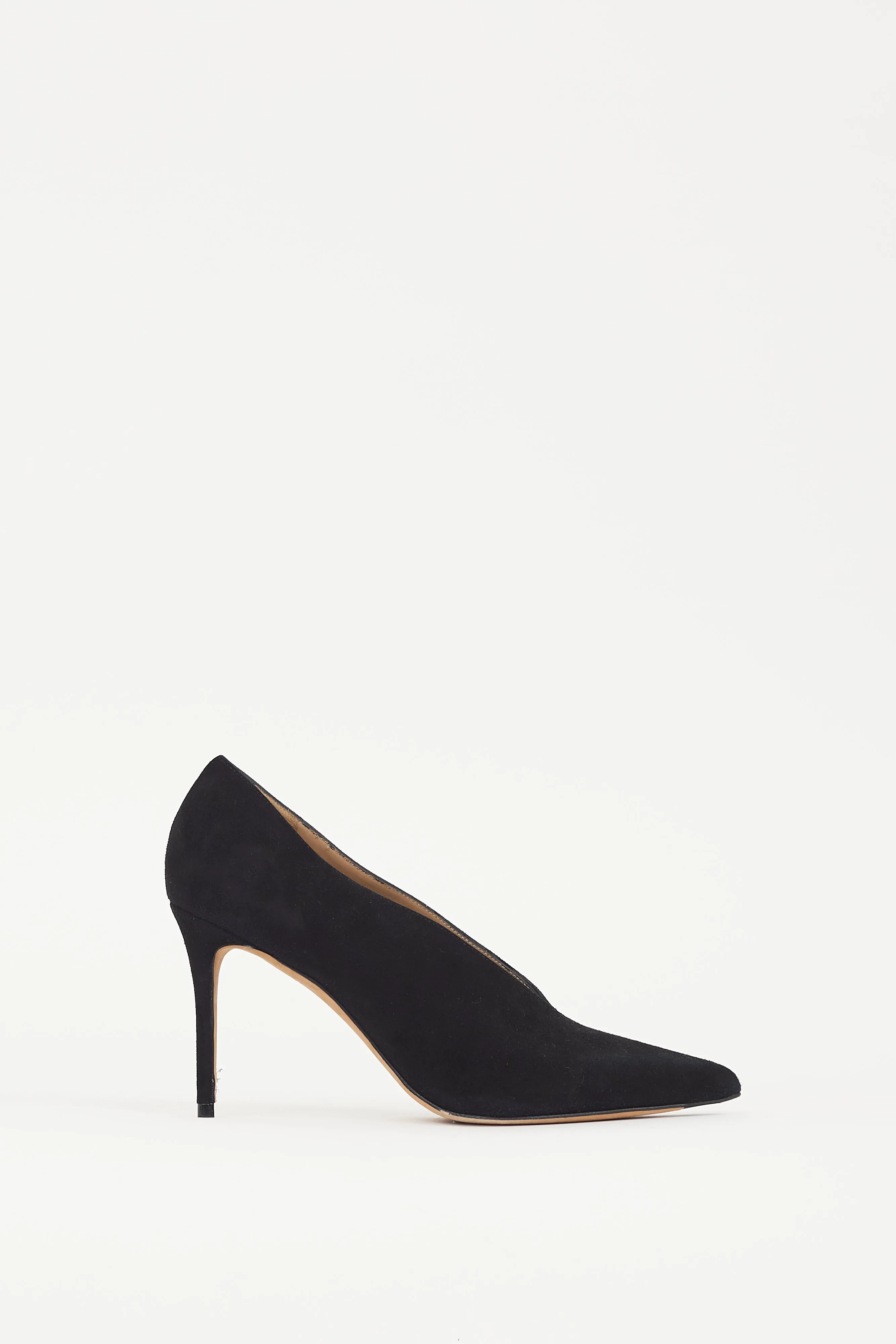 Black Suede Anika Heel