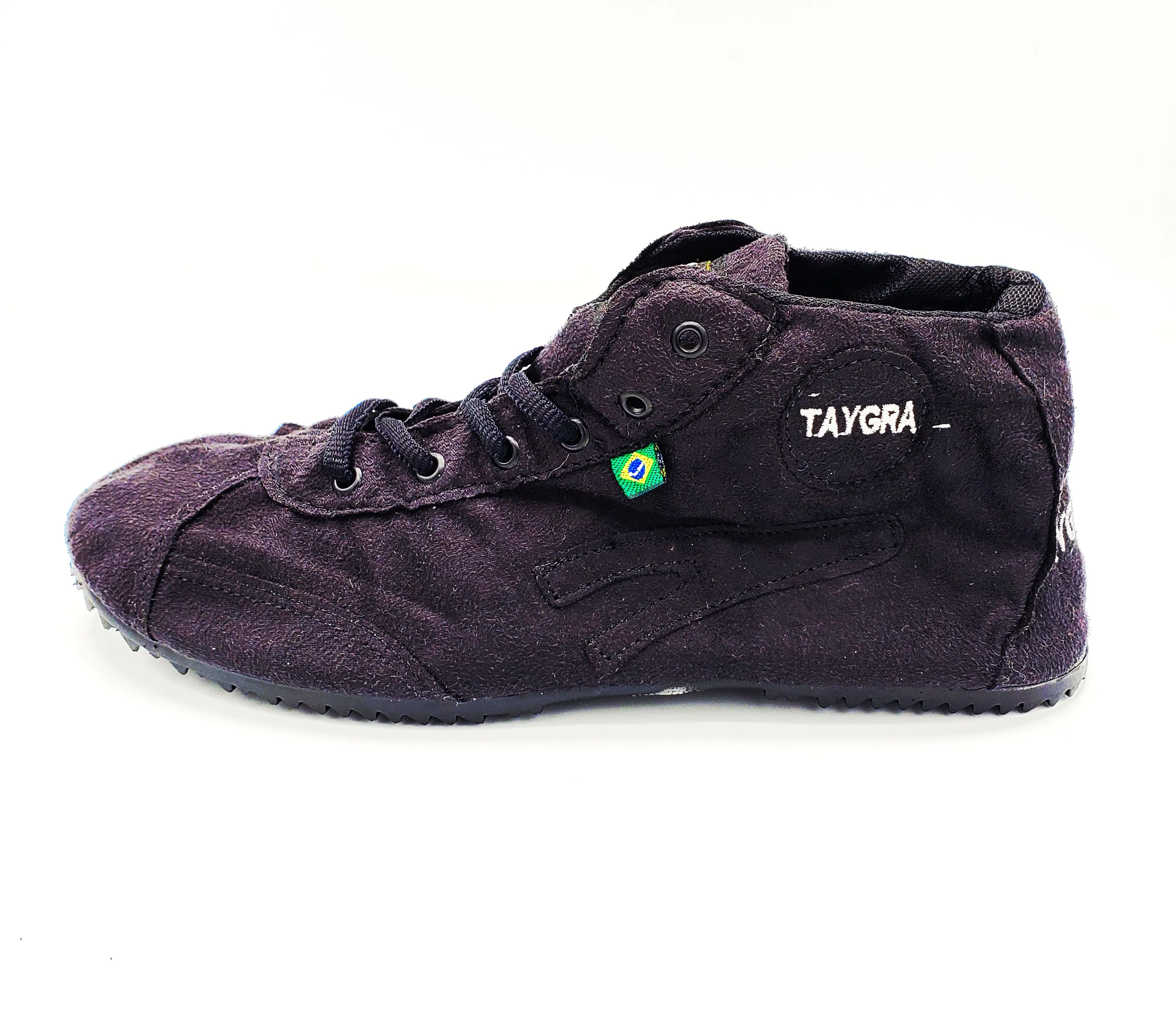 Black Vegan Suede High-top TAYGRA