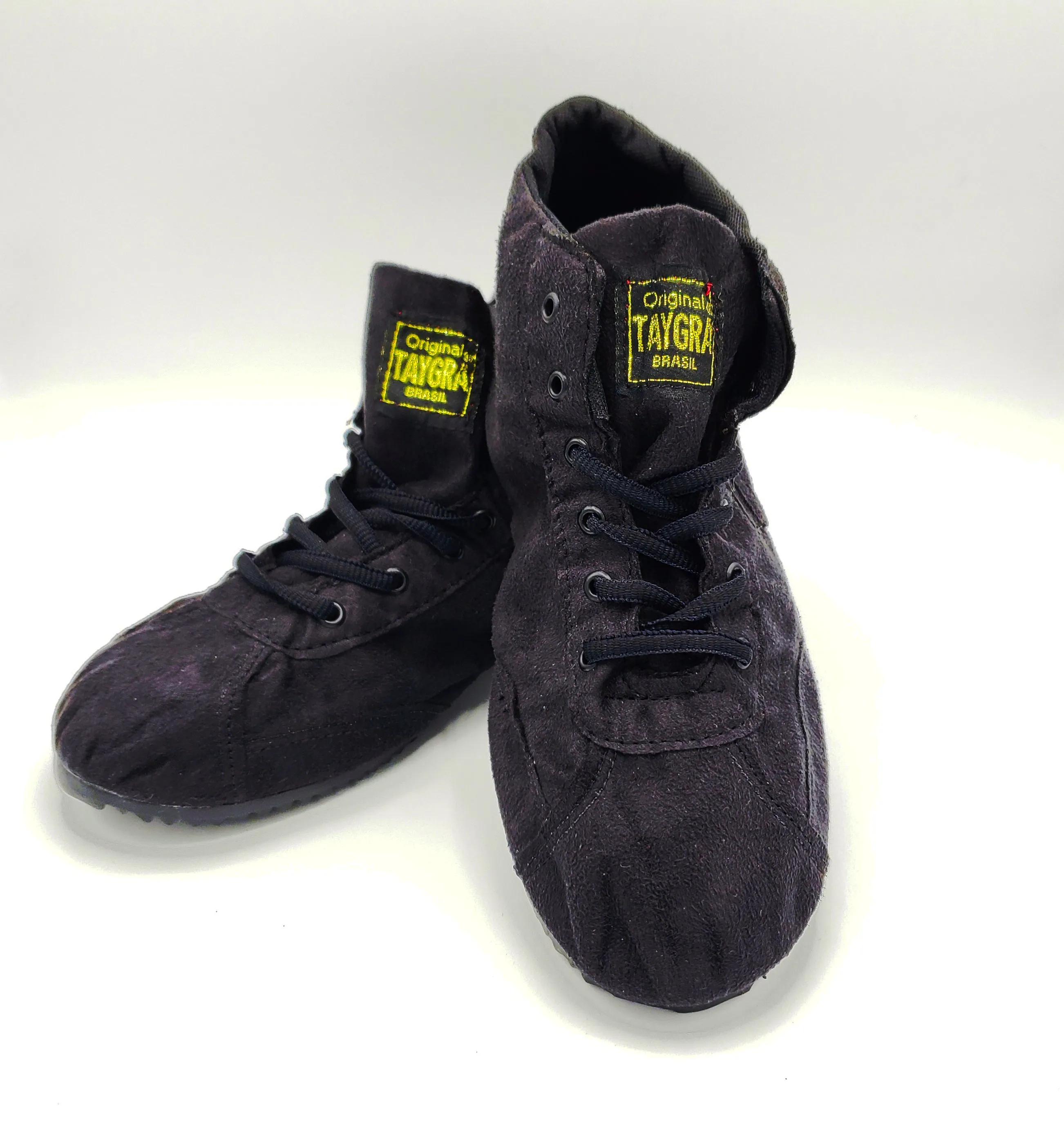 Black Vegan Suede High-top TAYGRA