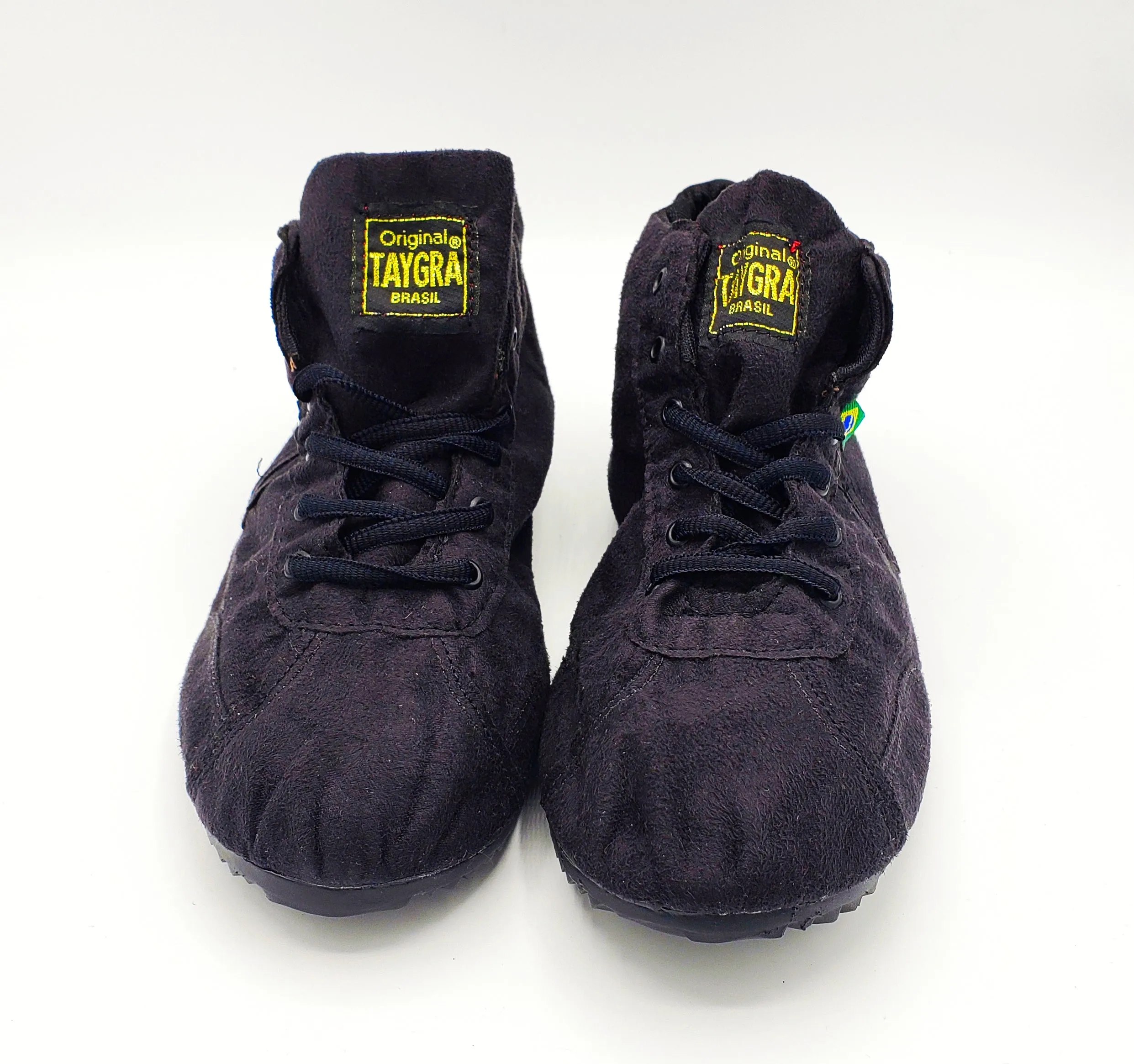 Black Vegan Suede High-top TAYGRA