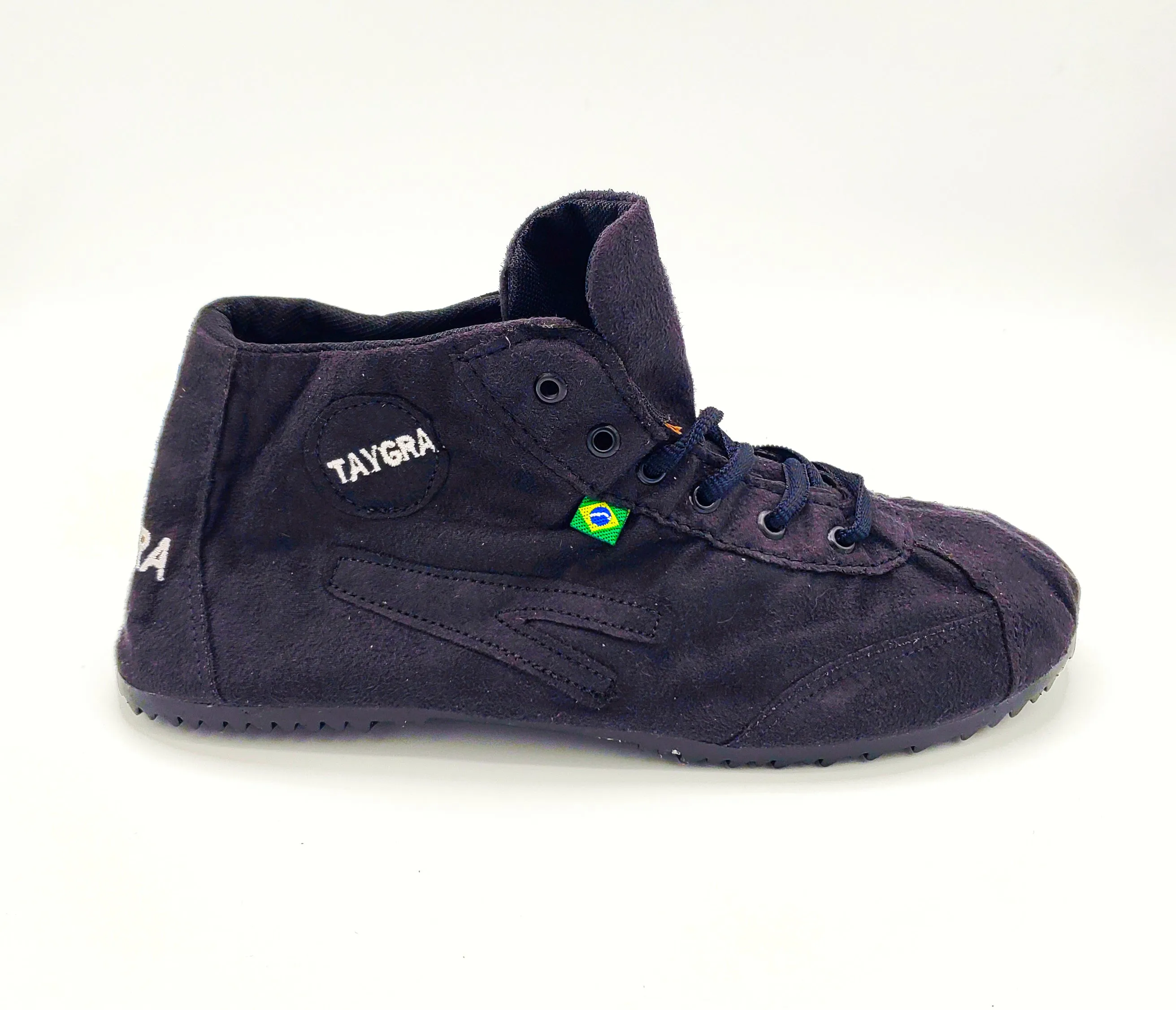 Black Vegan Suede High-top TAYGRA