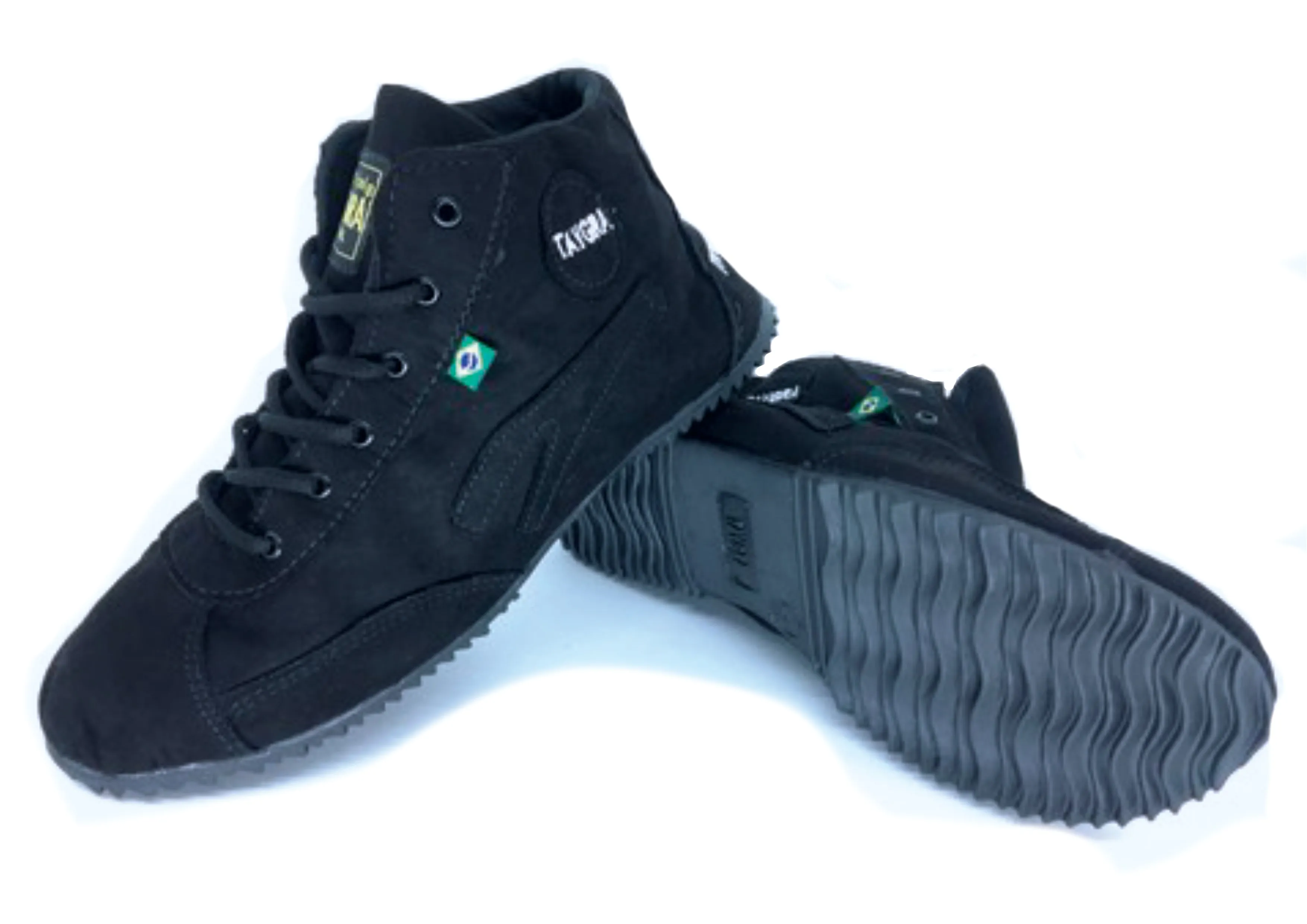 Black Vegan Suede High-top TAYGRA