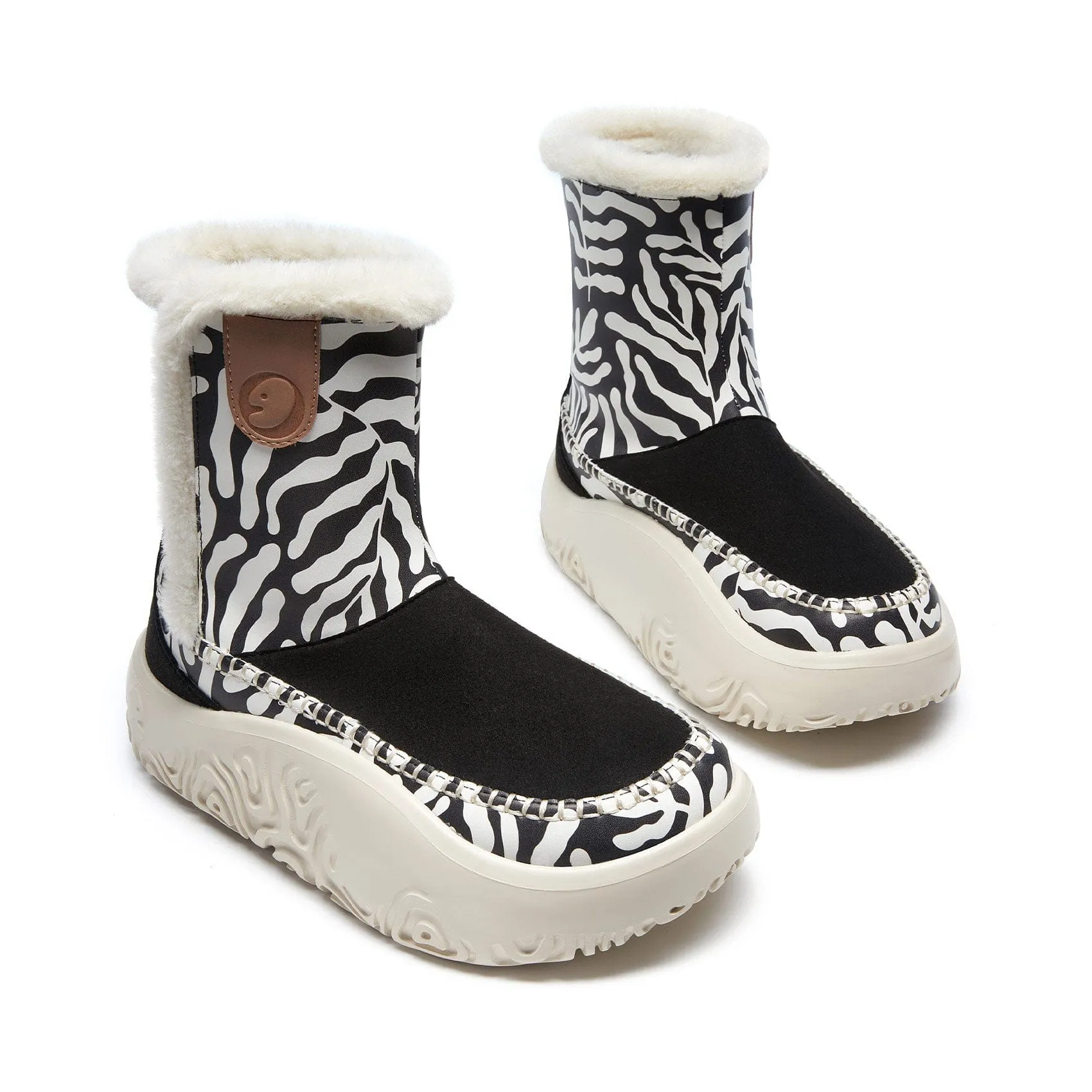 Black White Veins Vigo VI Women