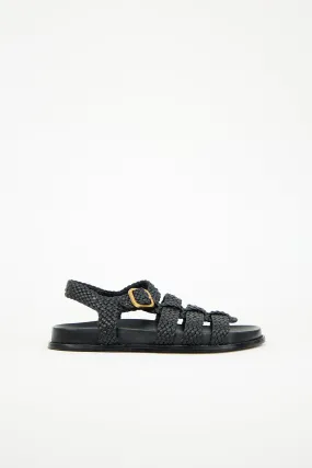 Braided Leather Fisherman Sandal