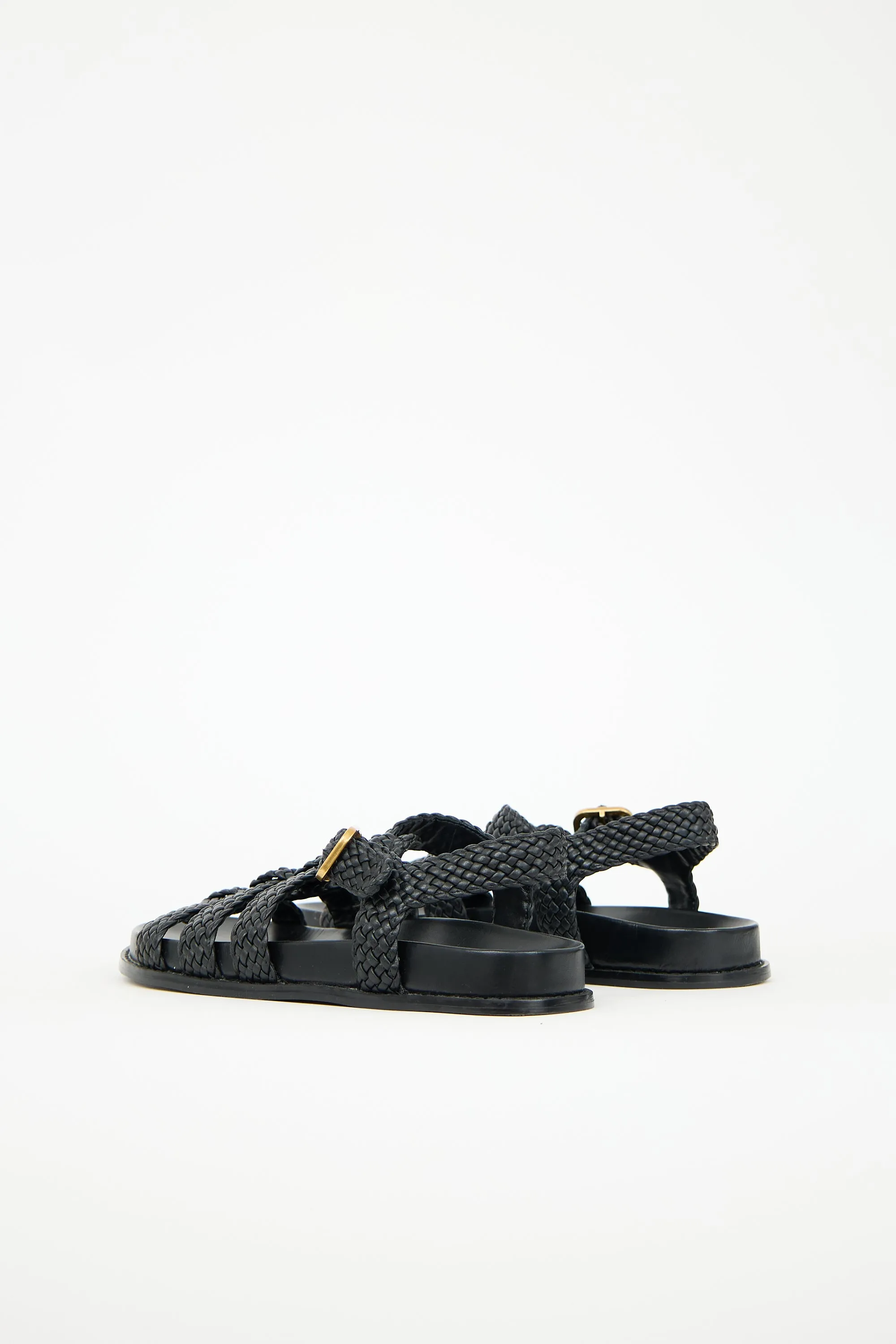 Braided Leather Fisherman Sandal