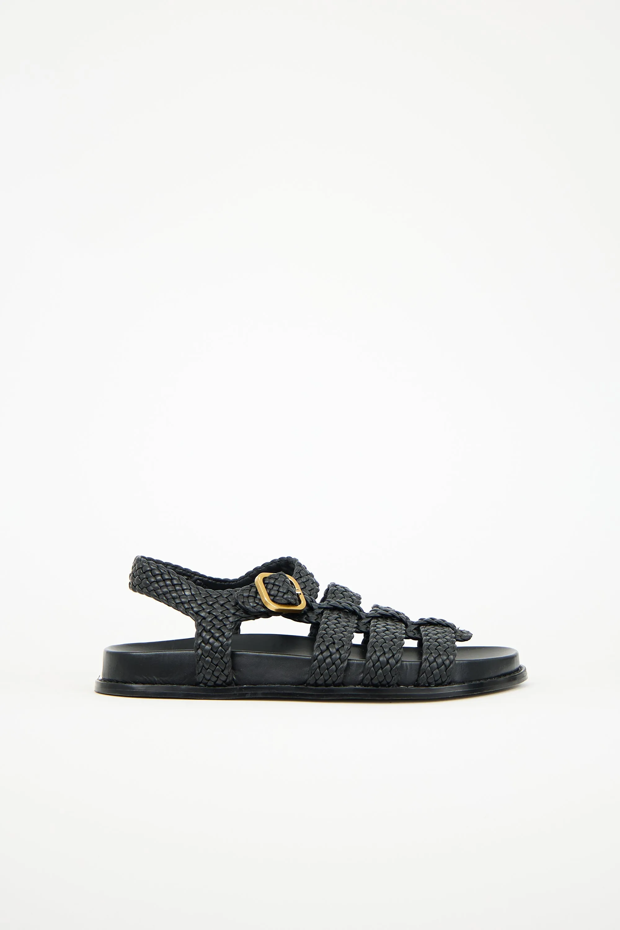 Braided Leather Fisherman Sandal