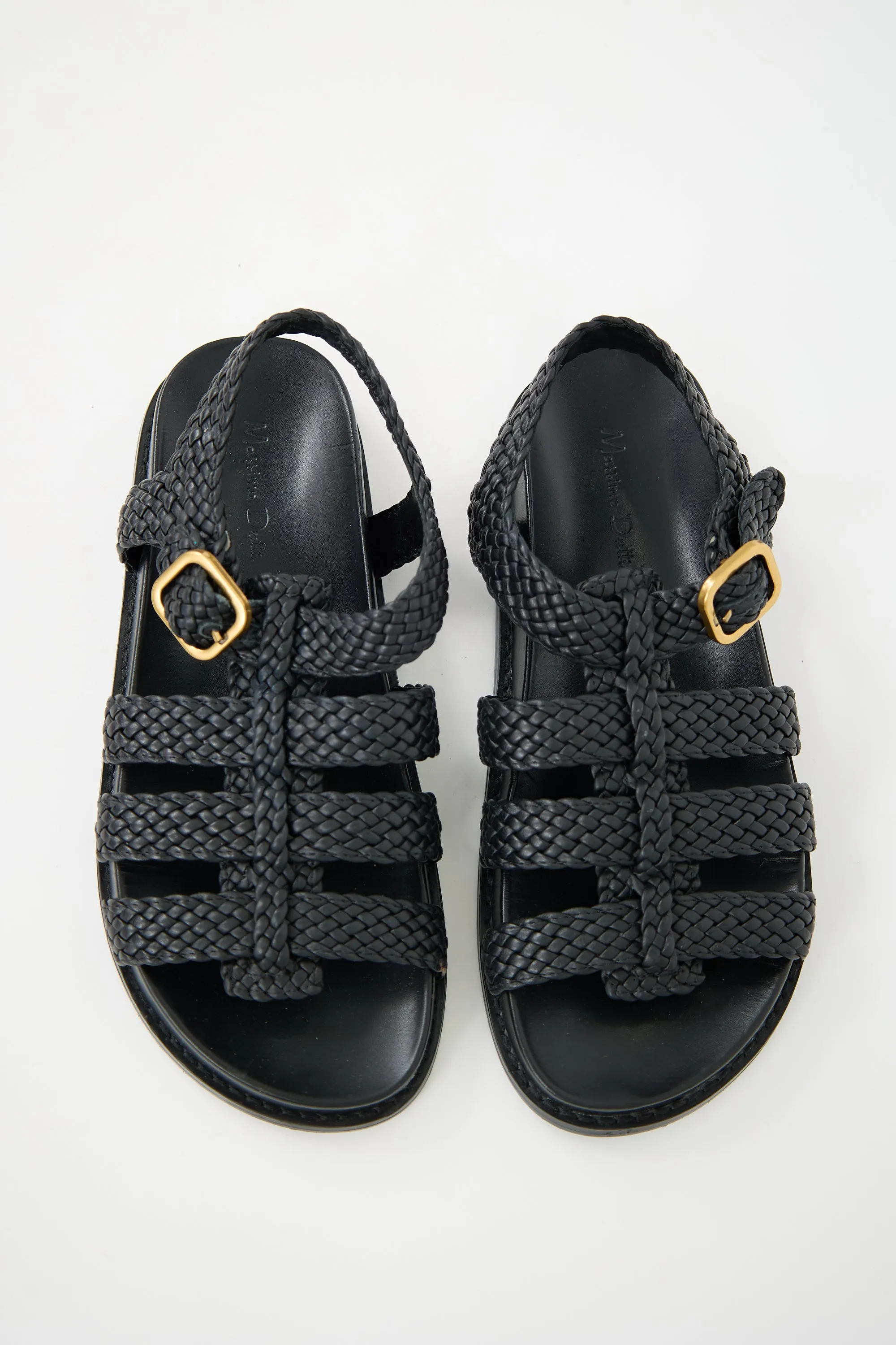 Braided Leather Fisherman Sandal