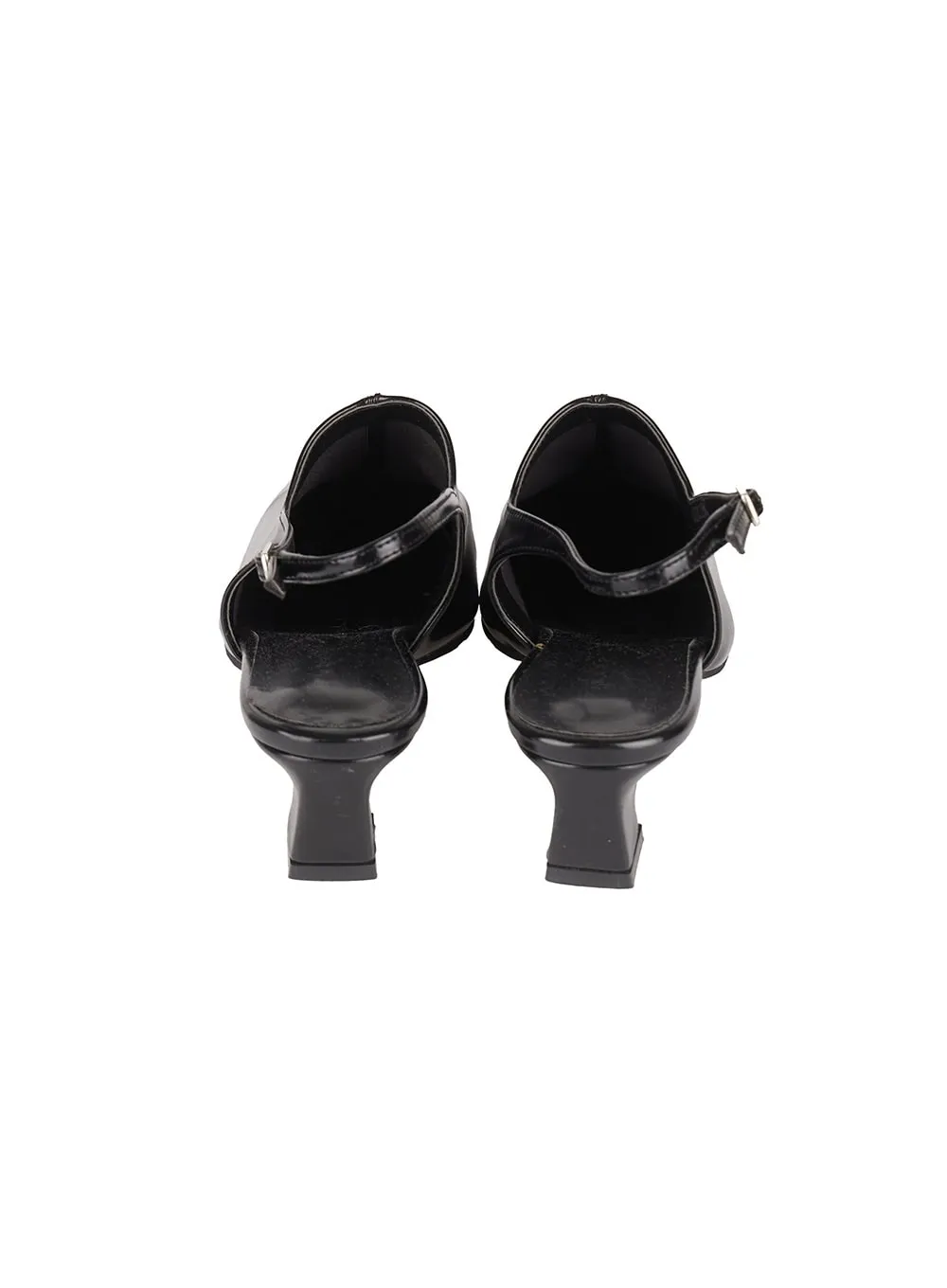 Buckle Faux-Leather Pumps IM528