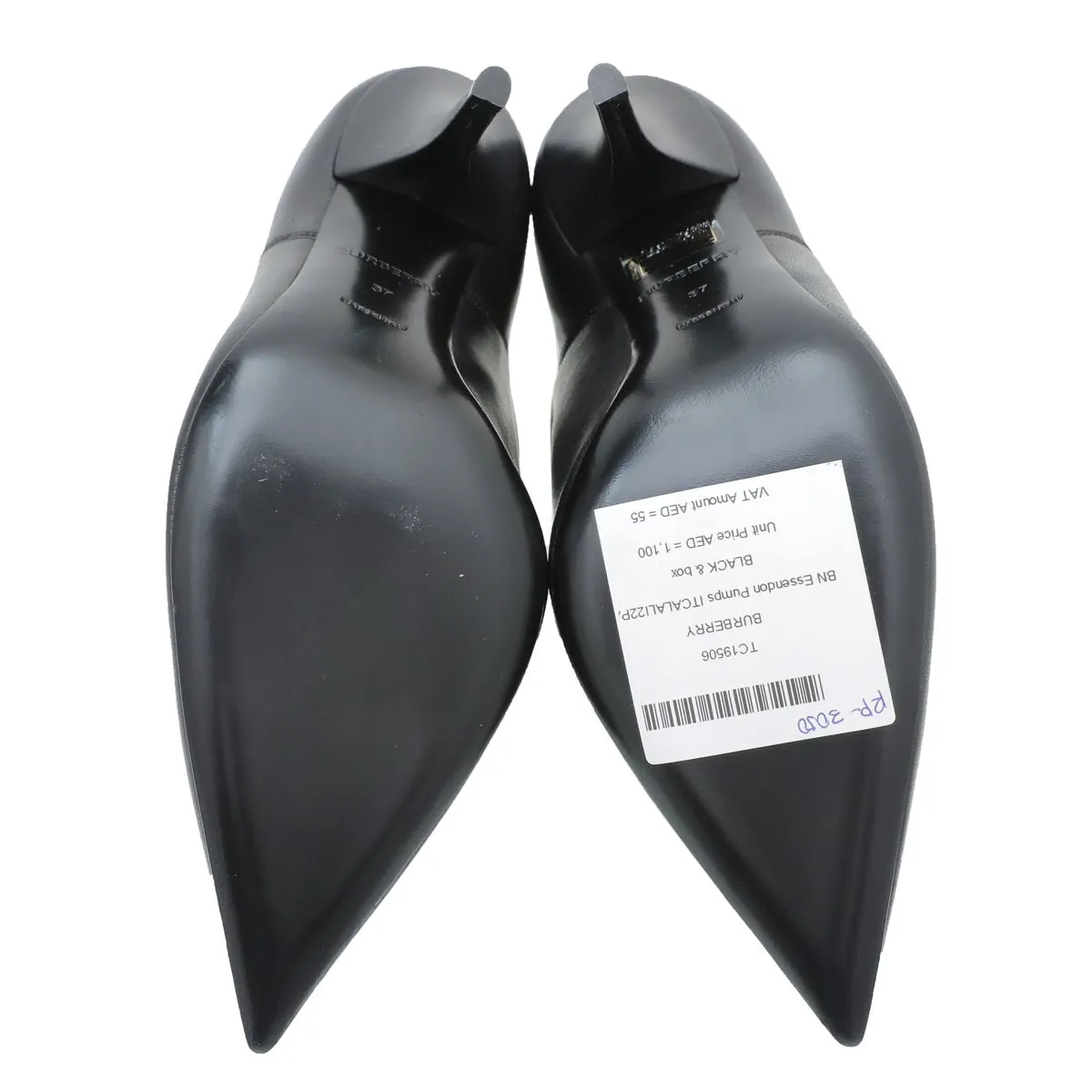 Burberry Black Essendon Pumps 37