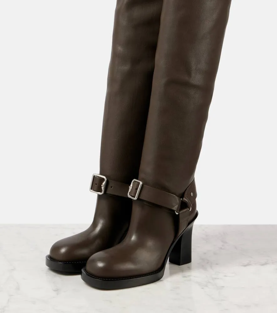 Burberry Leather over-the-knee boots