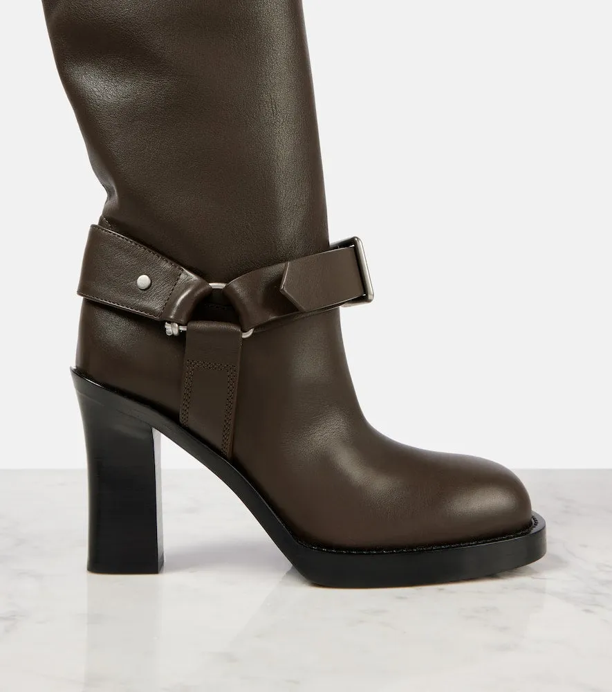 Burberry Leather over-the-knee boots