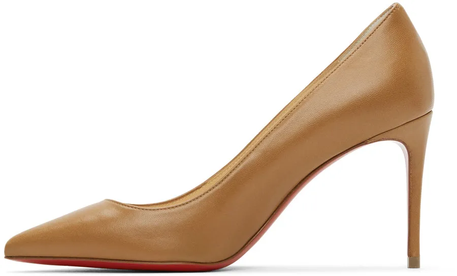 Christian Louboutin Brown Nappa Kate 85 Heels