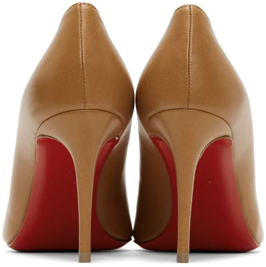 Christian Louboutin Brown Nappa Kate 85 Heels