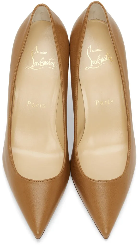 Christian Louboutin Brown Nappa Kate 85 Heels