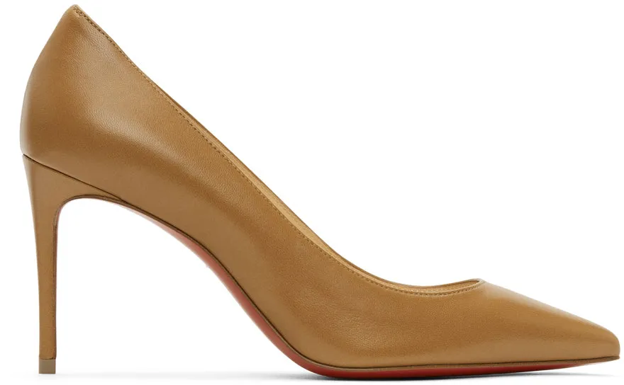 Christian Louboutin Brown Nappa Kate 85 Heels