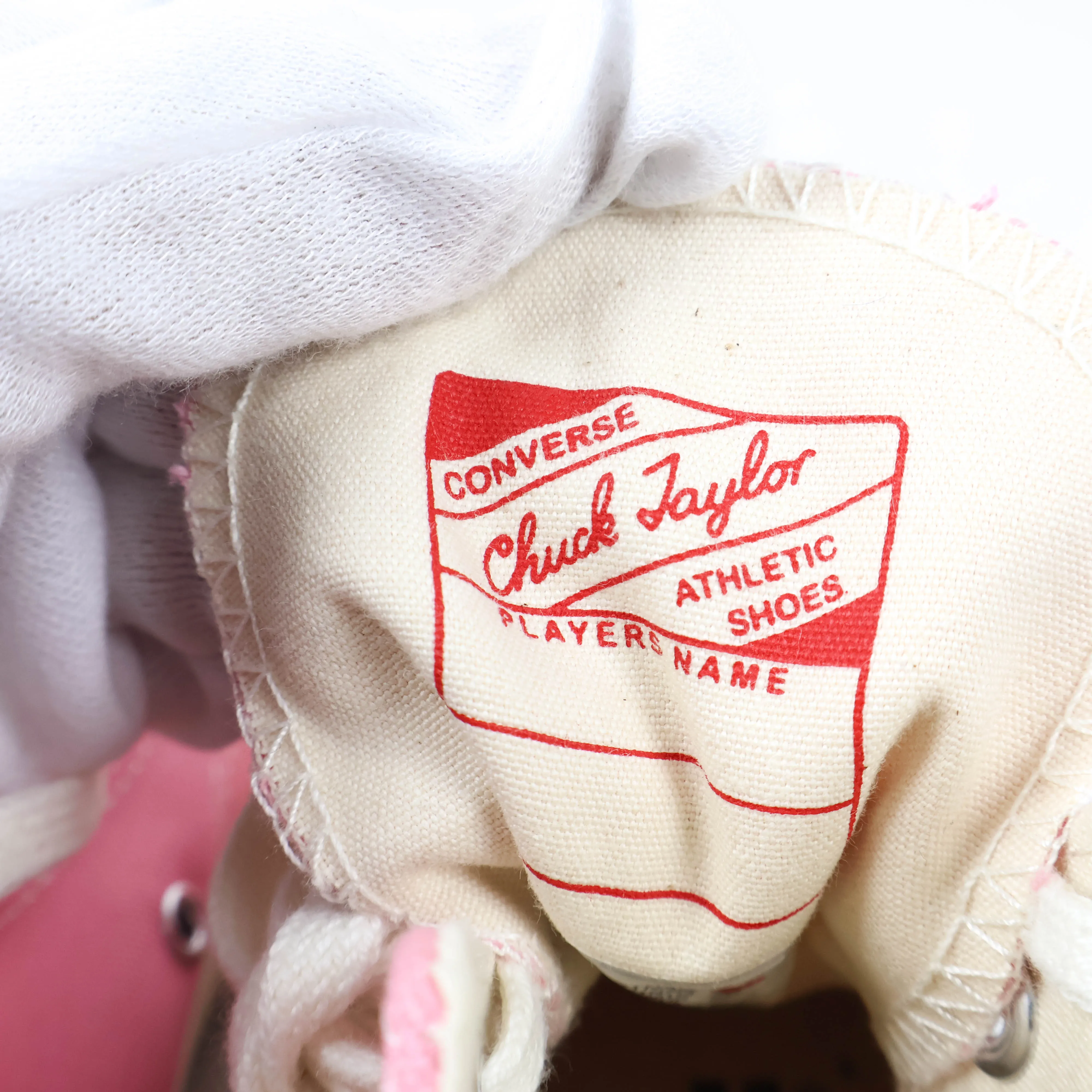 Converse Play Comme Des Garcons Sneakers High Top Pink