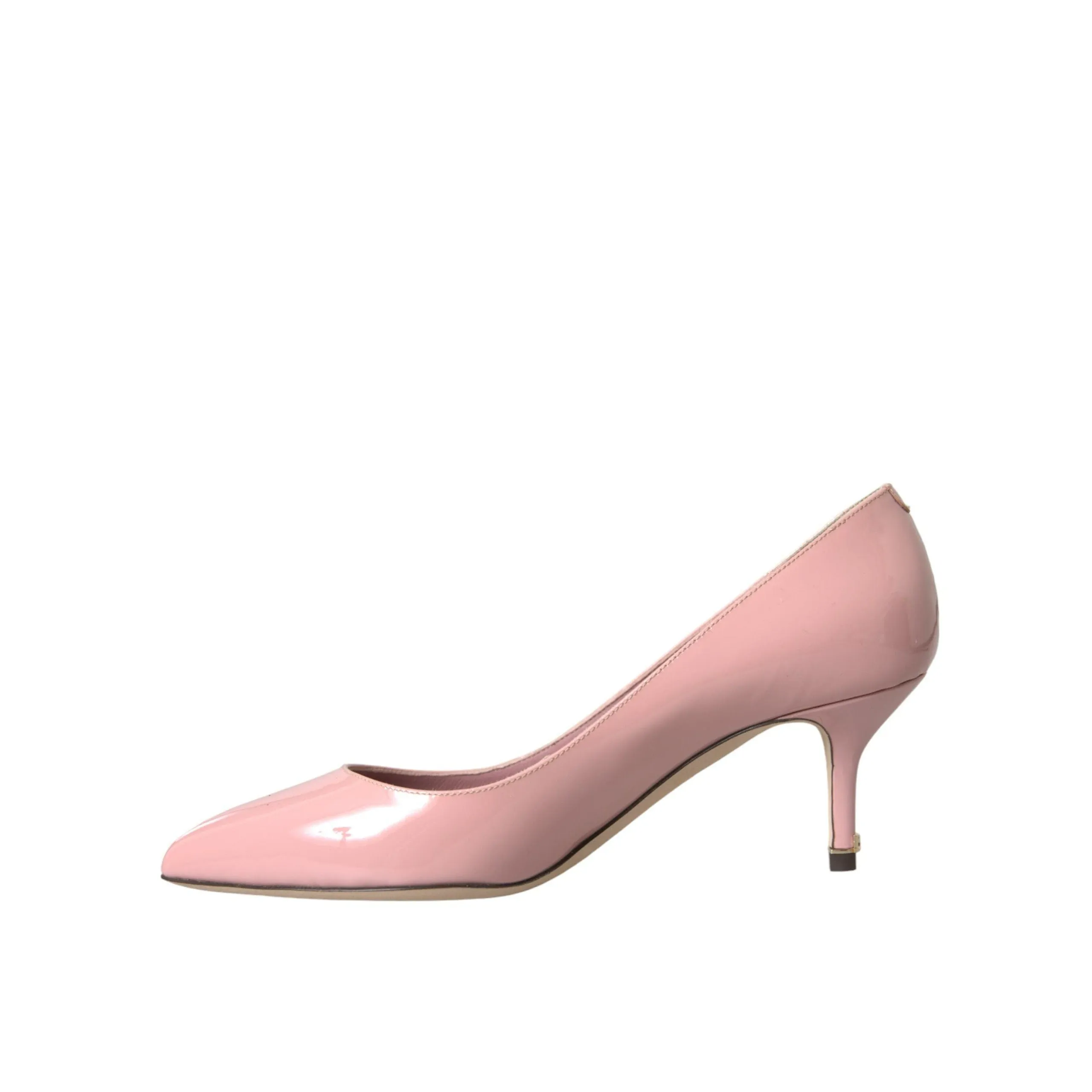 Dolce & Gabbana Light Pink Patent Leather Heels Pumps Shoes