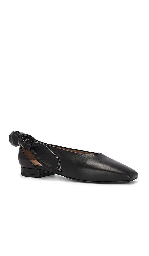 Flattered Nancy Flat in Black