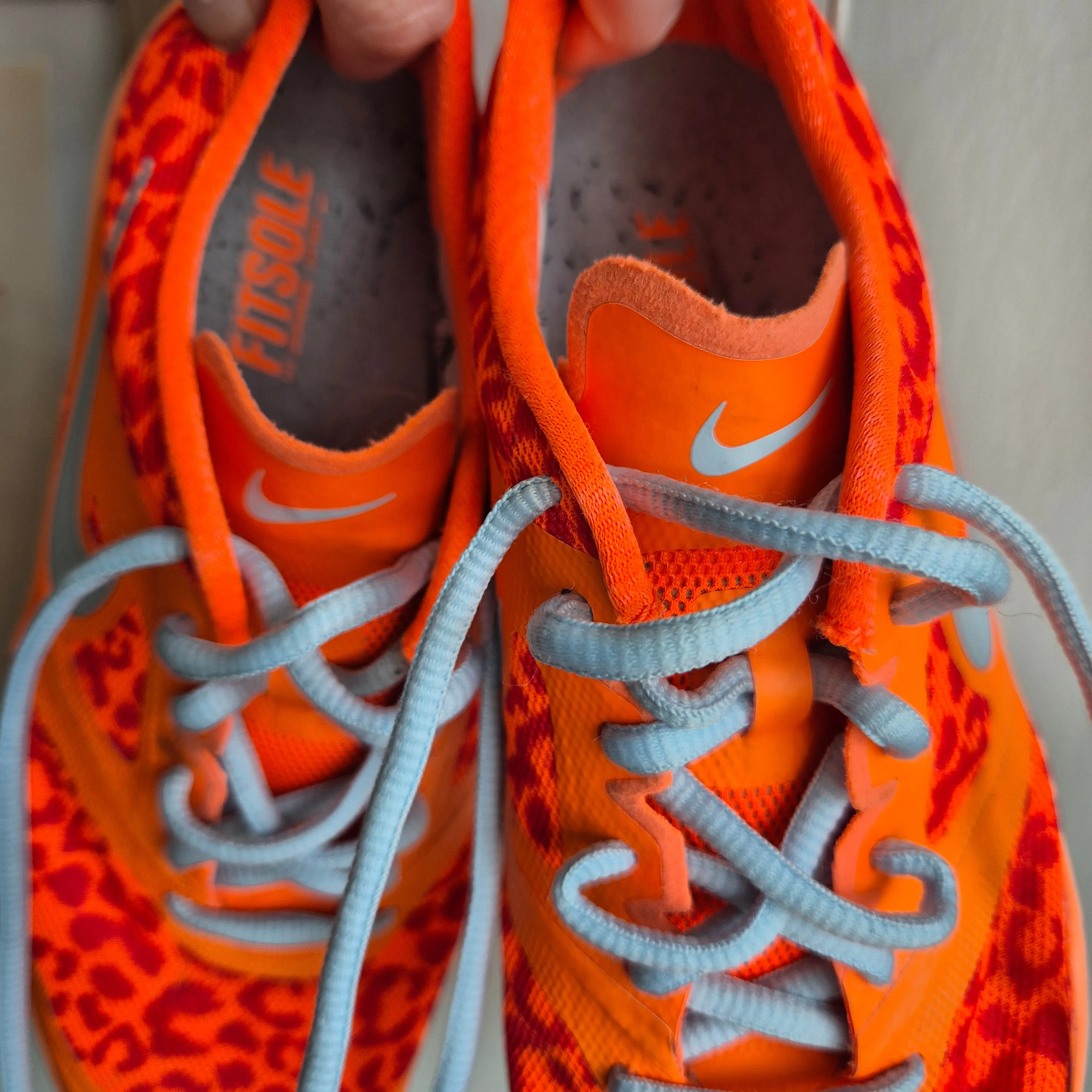 Fluro Nike Running Shoes (Women's US 6.5)