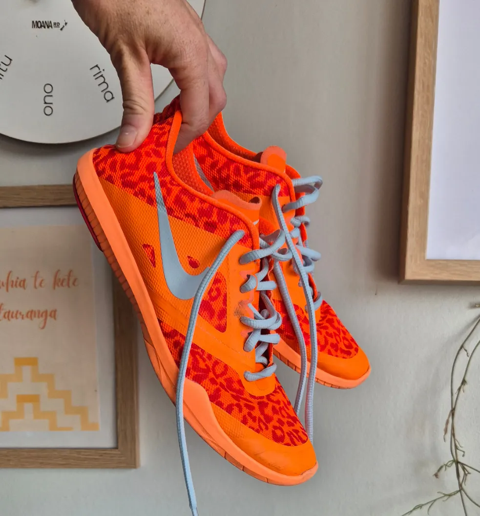 Fluro Nike Running Shoes (Women's US 6.5)