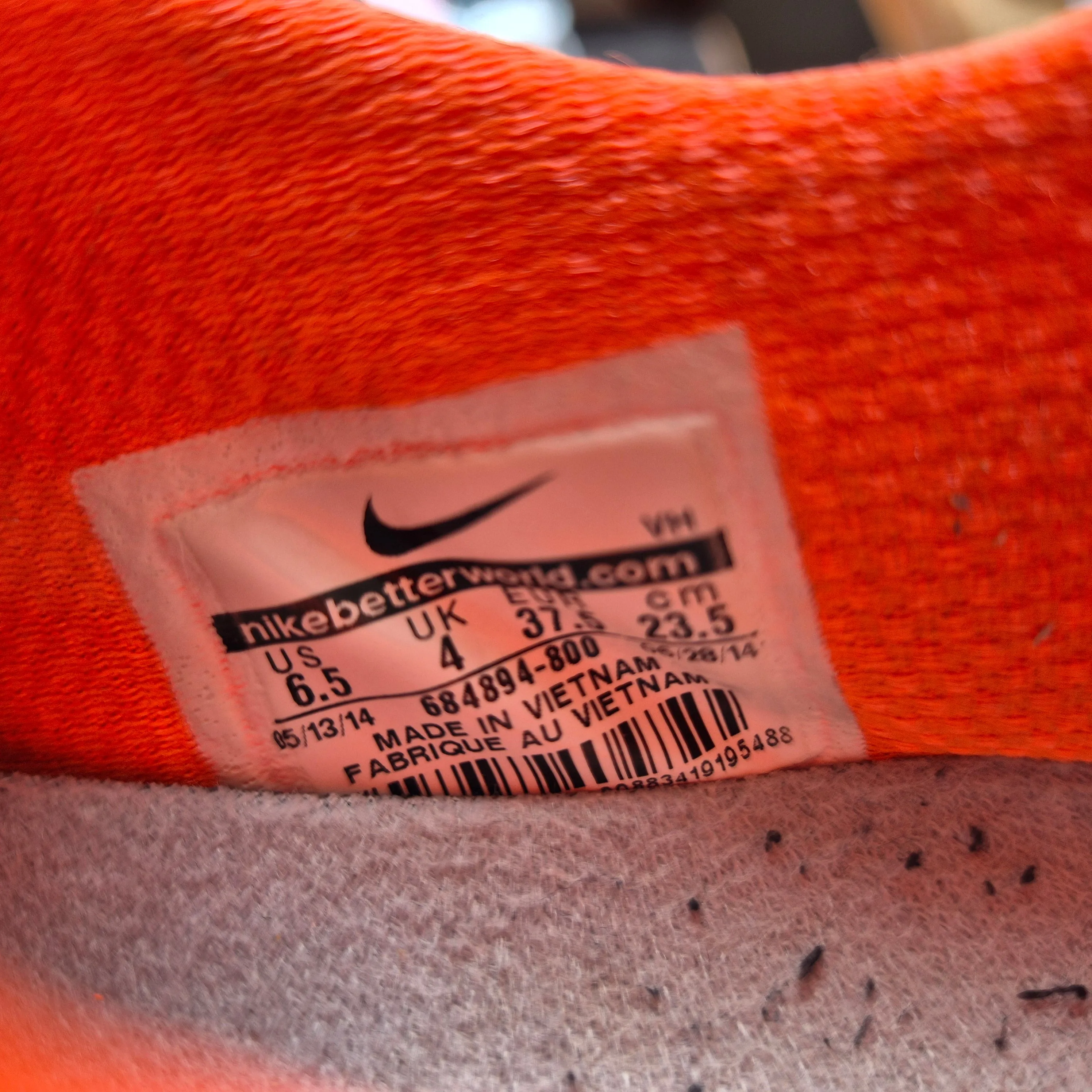 Fluro Nike Running Shoes (Women's US 6.5)
