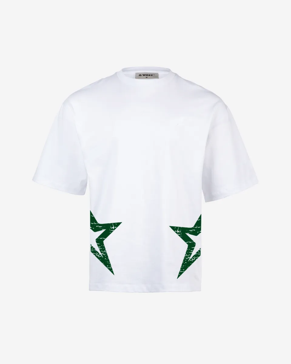 G West Oversized Cricket Pakistan Arch Logo T-Shirt