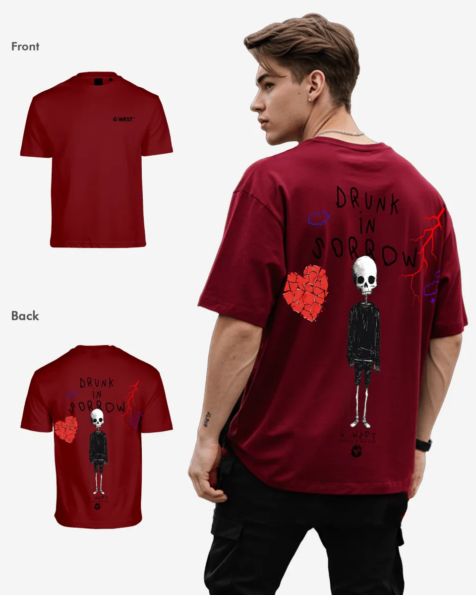 G West Oversized Drunk In Sorrow Tee