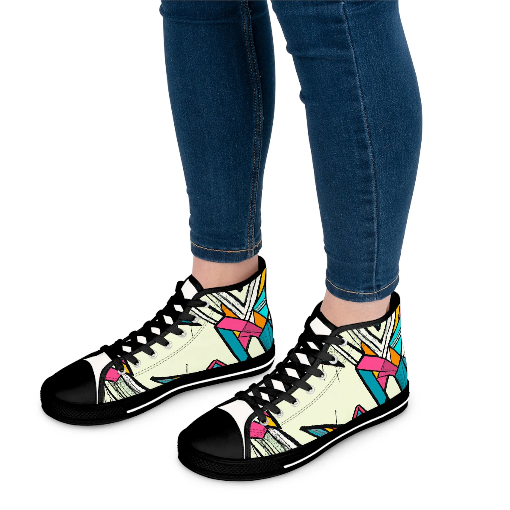 Galaxy Glamour. - high top