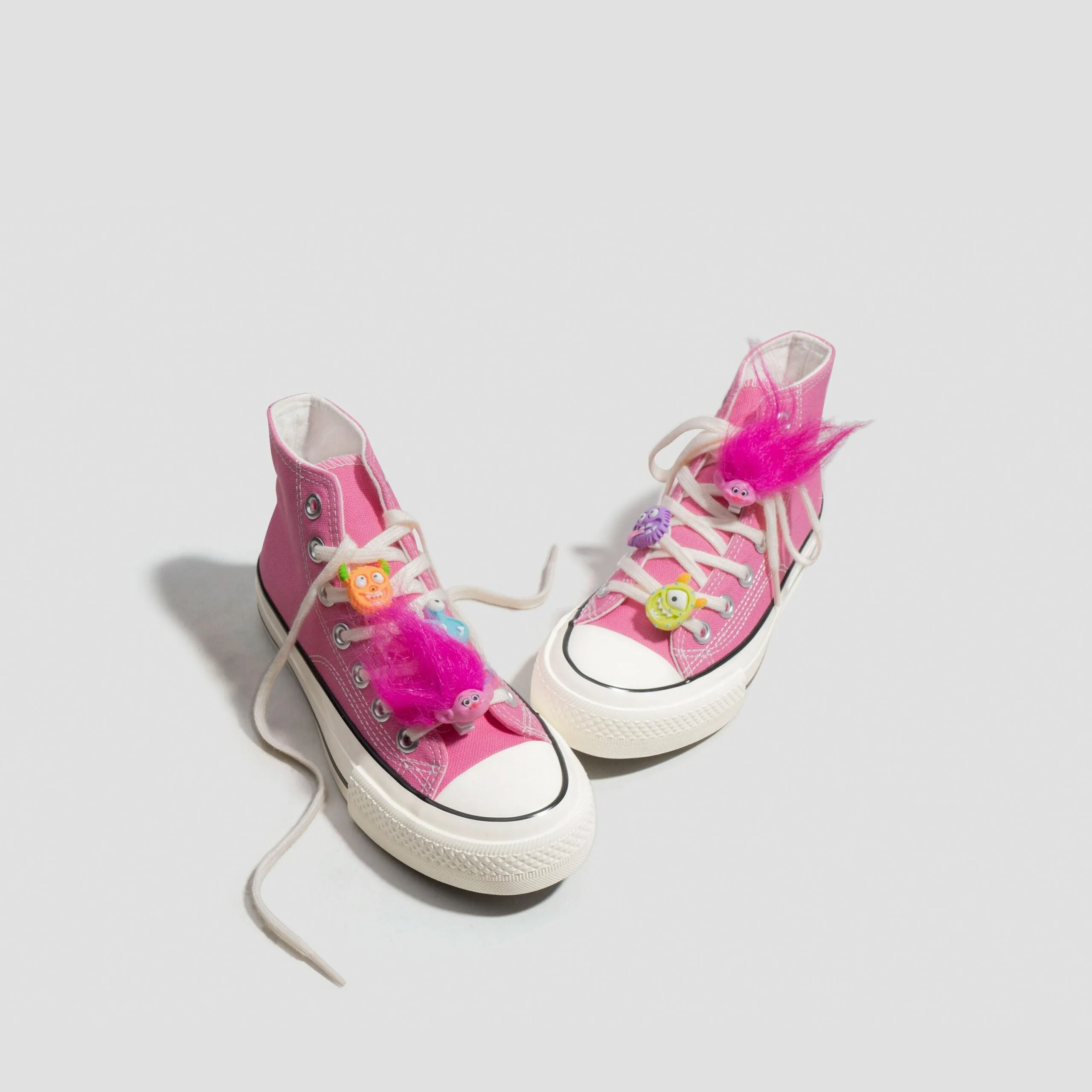 Ins Style Pink Casual High-Top Canvas Shoes