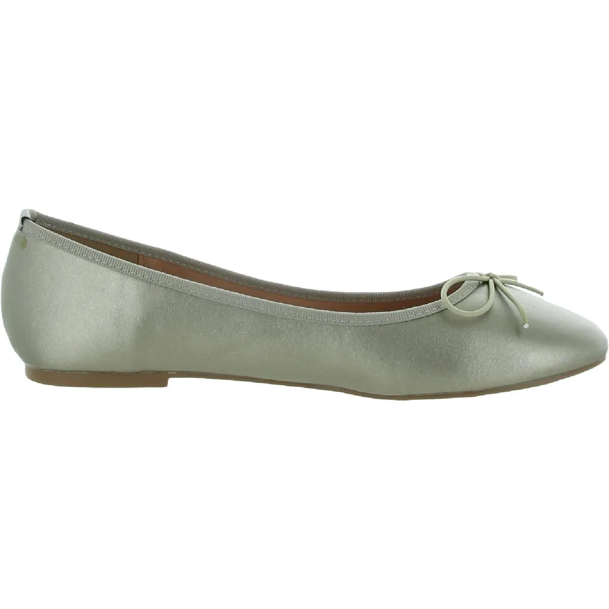 Journee Collection Womens Vika Faux Leather Slip On Ballet Flats