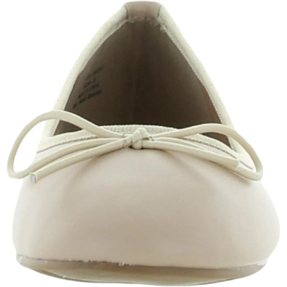 Journee Collection Womens Vika Faux Leather Slip On Ballet Flats