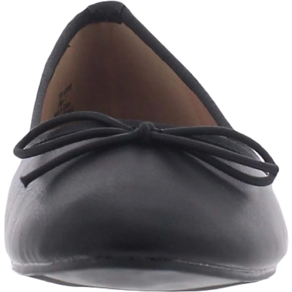 Journee Collection Womens Vika Faux Leather Slip On Ballet Flats