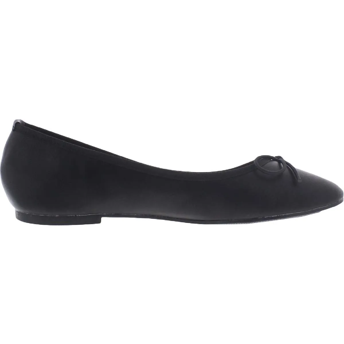 Journee Collection Womens Vika Faux Leather Slip On Ballet Flats