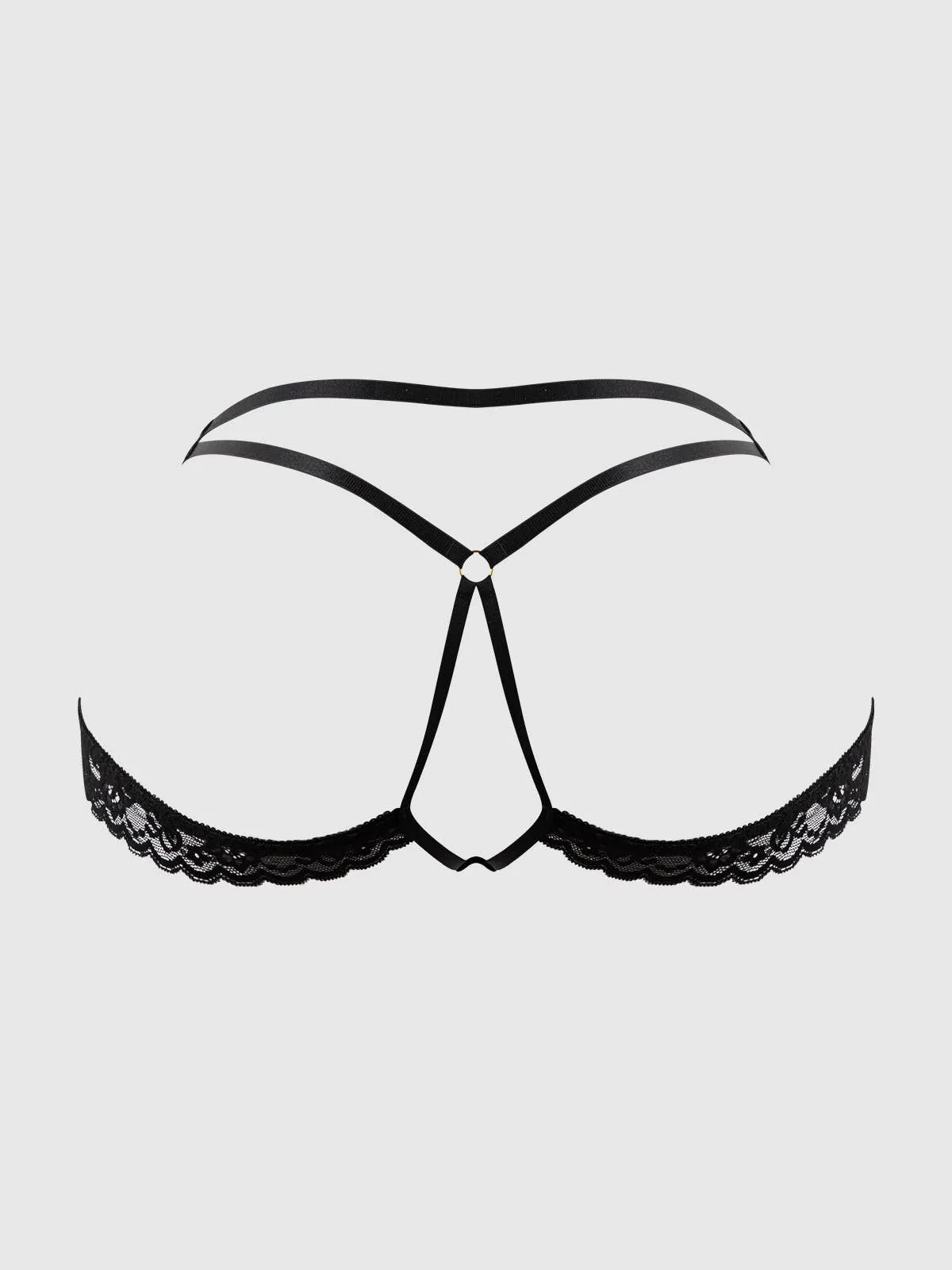 Kiki Backless Lace Tanga Panty