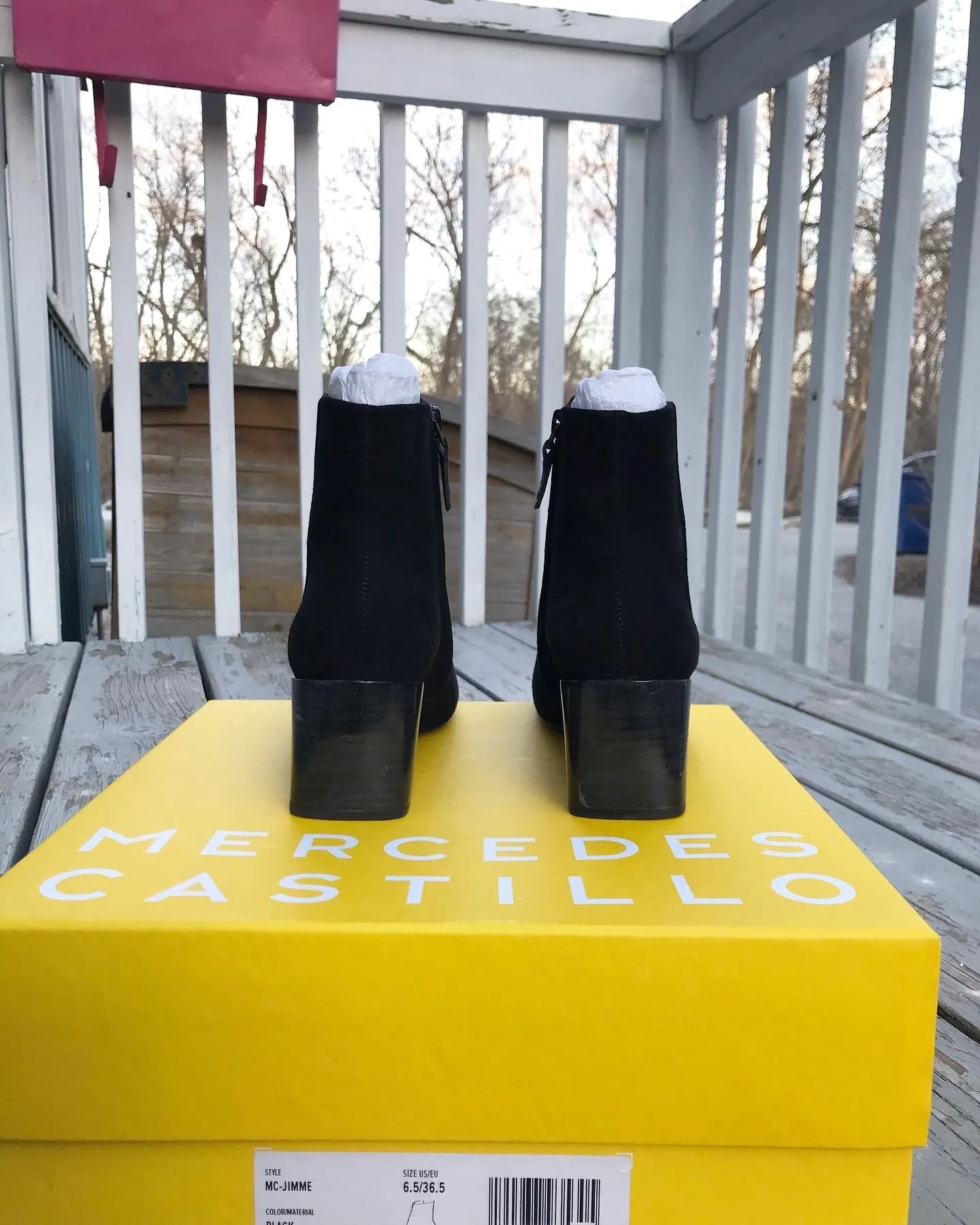 MERCEDES CASTILLO Suede Ankle  Boots