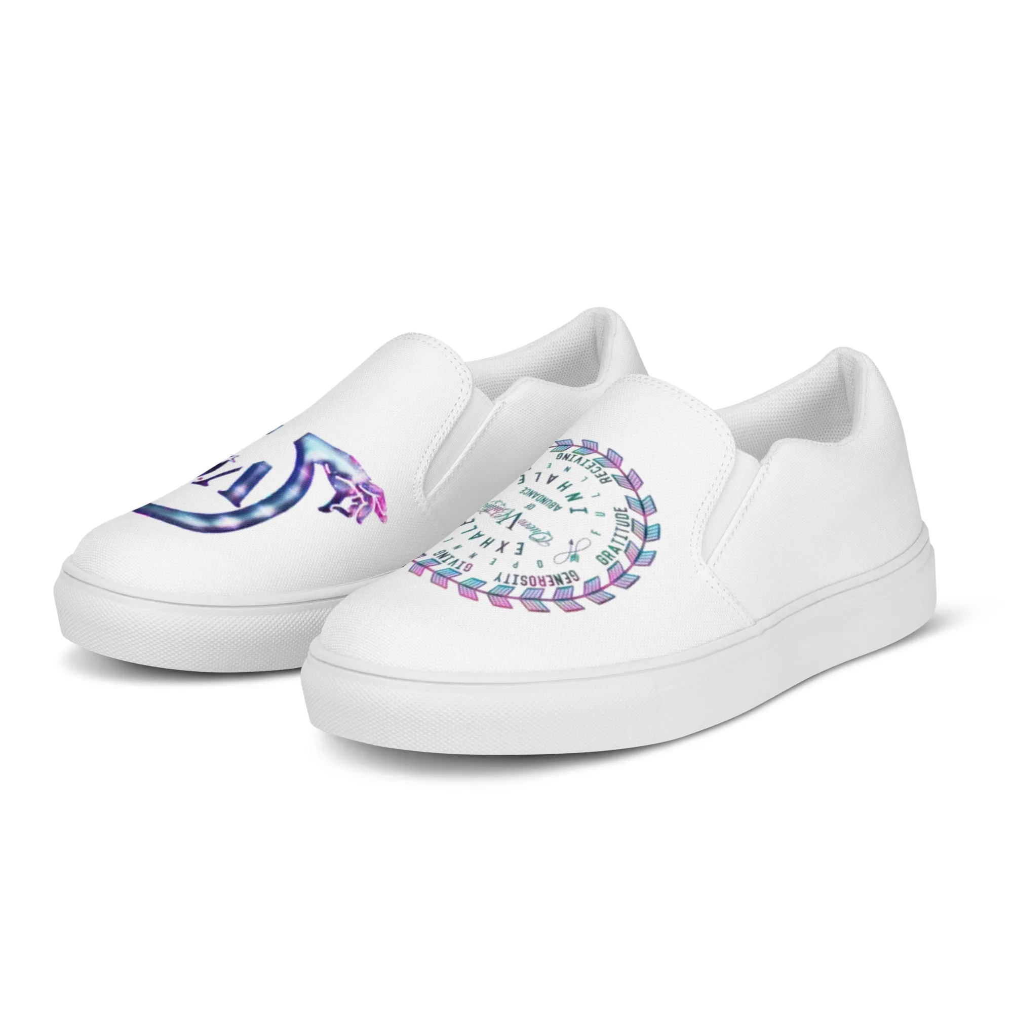 QVC MOTTO slip-on canvas shoes