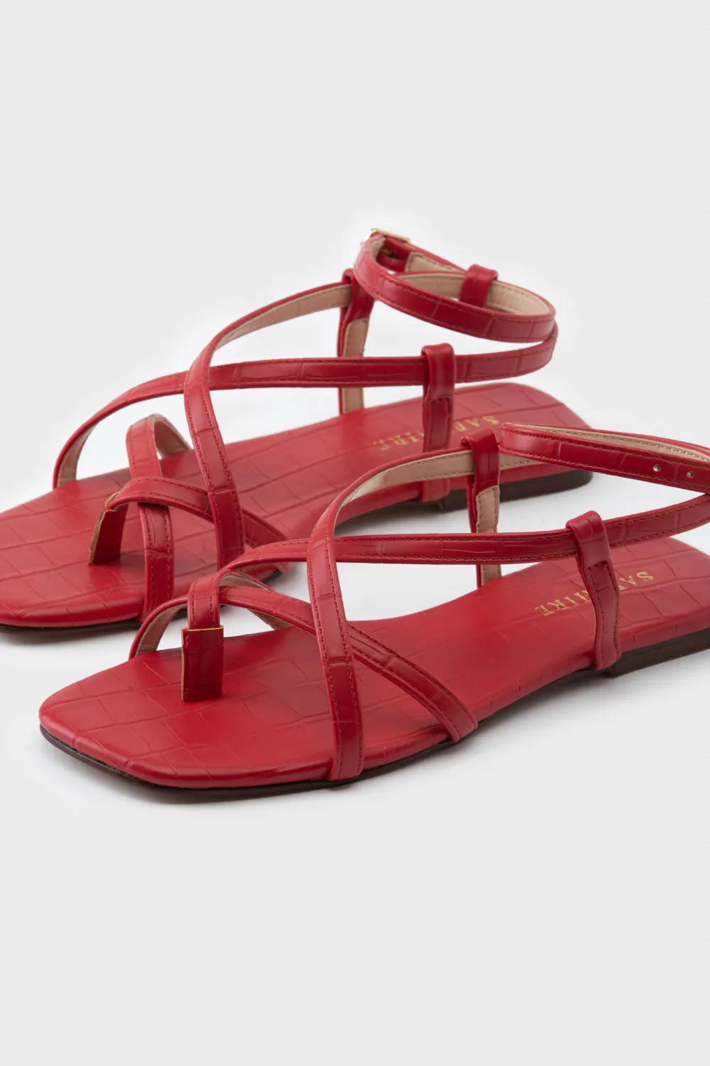 Red Sandals