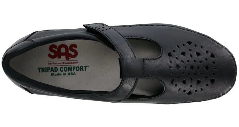SAS Willow Slip on Loafer-Black