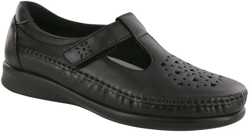 SAS Willow Slip on Loafer-Black