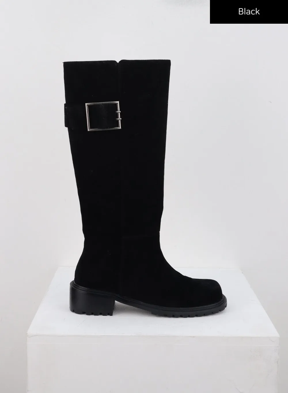 Suede Buckle Boots CN328